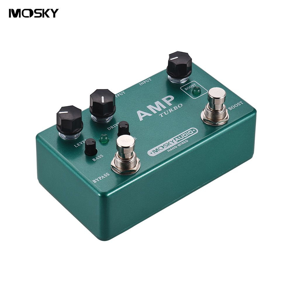 MOSKY AMP TURBO 2-в-1 гитарная педаль эффектов Boost + Classic #1