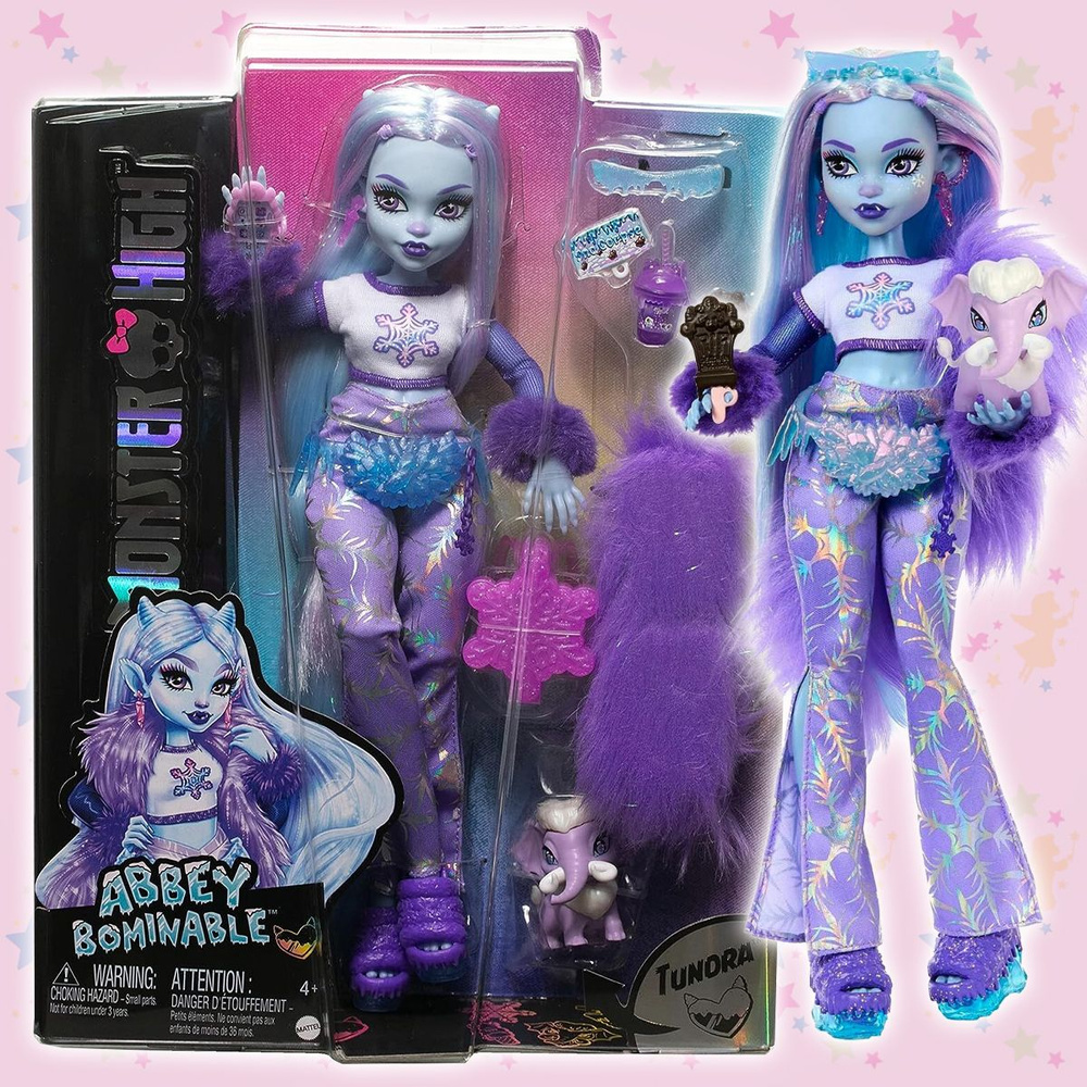 Кукла Эбби Боминейбл Monster High базовая с питомцем, релиз 2023-good value  #1