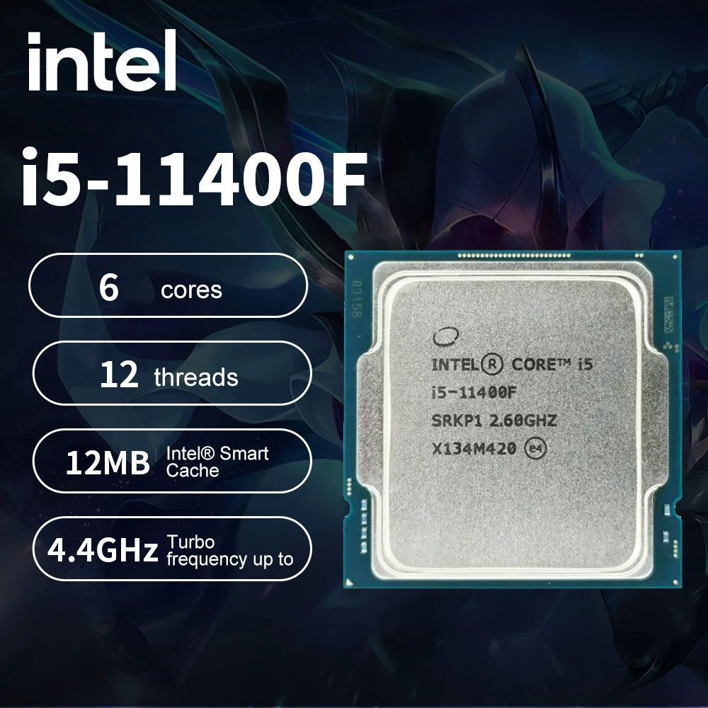 Процессор Intel 11代 Core i5 11-го поколения, OEM (без кулера), 6 яд., 2 ...