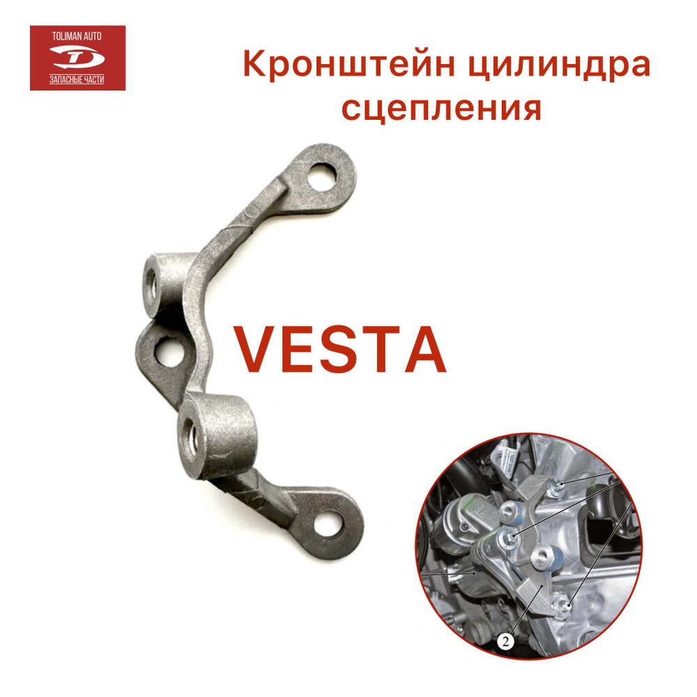 Кронштейн рабочего цилиндра сцепления Vesta (гидравлический) АвтоВаз