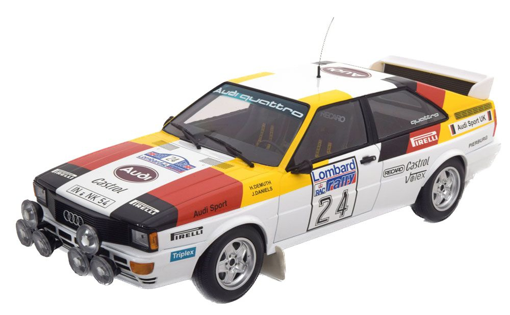 Модель коллекционная Minichamps Audi quattro NO 24 lombard RAC rally ...