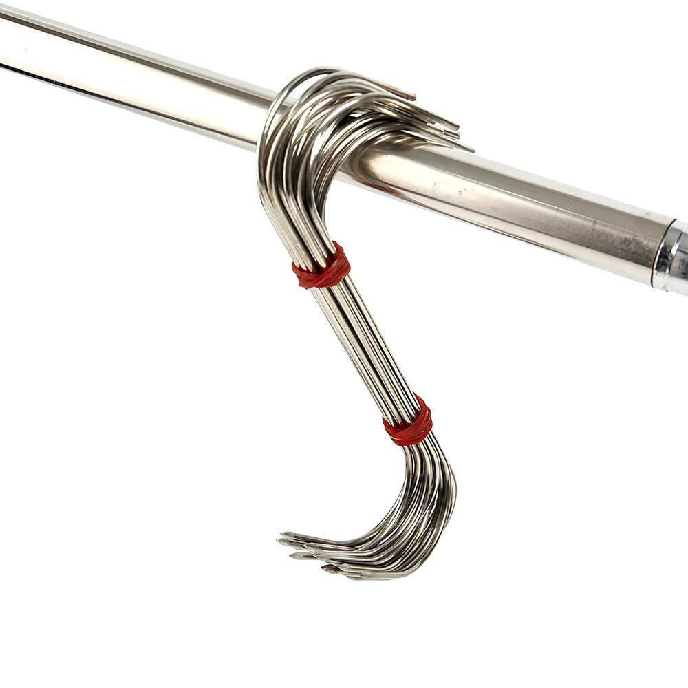 Крюки для мяса и копчения из нержавеющей стали (20 шт.), толщина 1.5 мм ...