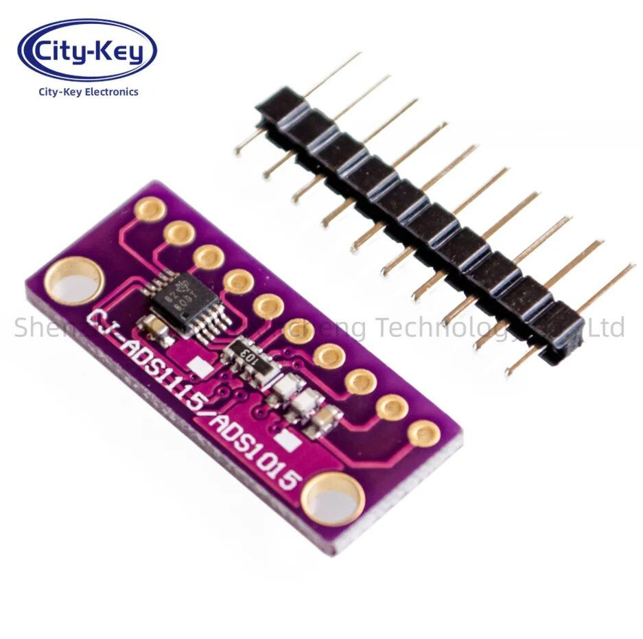 ADS1015 ADS1115 16-битный 4-канальный модуль АЦП с усилителем с ...
