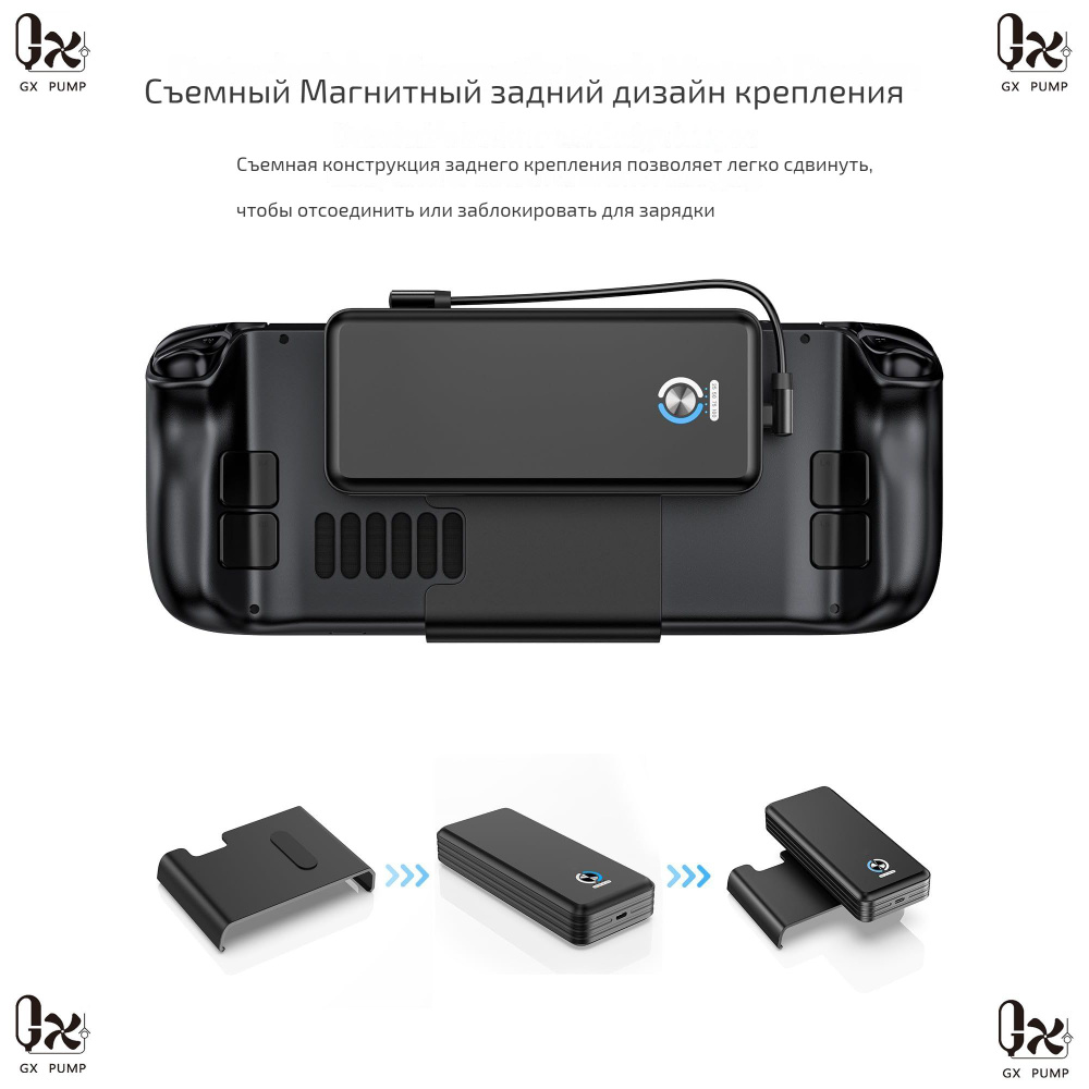 Магнитный банк питания для Steam Deck и OLED, 20000 мАч 45 Вт PD Быстрая  3.0 зарядка портативного внешнего аккумулятора - купить с доставкой по  выгодным ценам в интернет-магазине OZON (1488943513)