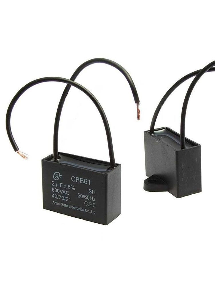 Пусковой конденсатор CBB61, 2 мкФ, 630 В - купить с доставкой по ...