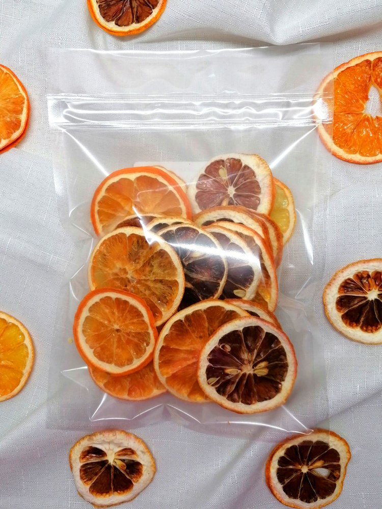Сушёные кольца апельсина и лимона, 20 шт #1
