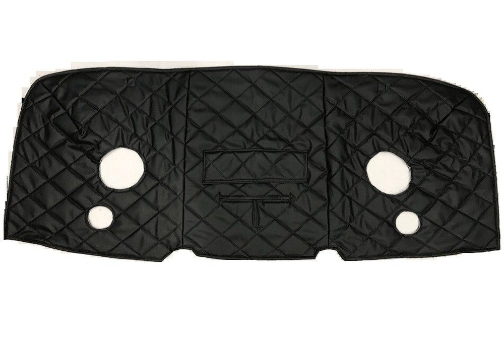 Утеплитель лобовой УАЗ 452, Буханка (винилкожа, ватин, поролон) чёрный ...