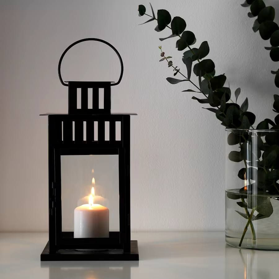 BORRBY БОРБЮ Подсвечник для формовой свечи новогодний IKEA #1