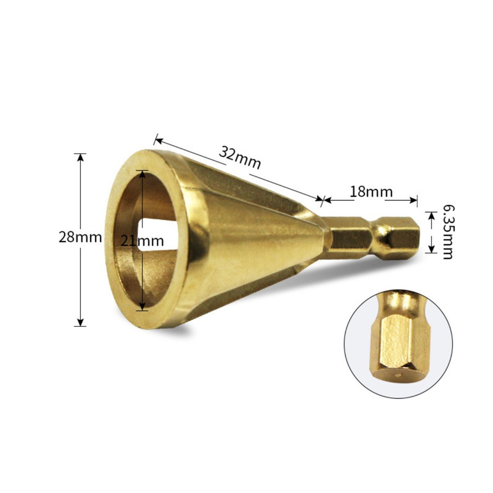 Фаскосниматель, зенкер для зачистки резьбы, удаление заусенцев ...
