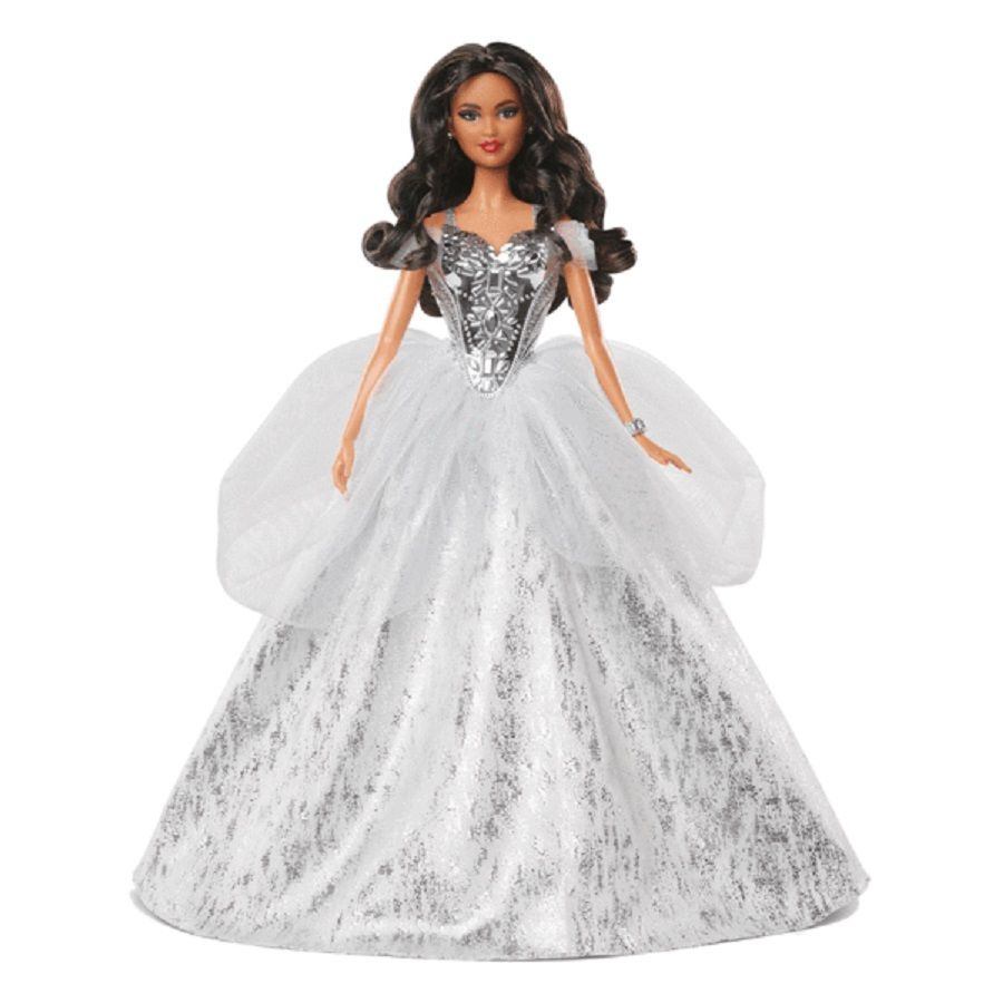 Barbie 2021 Holiday Brunette Curly Hair 2021 OZON 1332086577