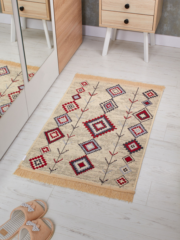 KARAVANMARKET Ковер безворсовый орнамент 60x90 см #1
