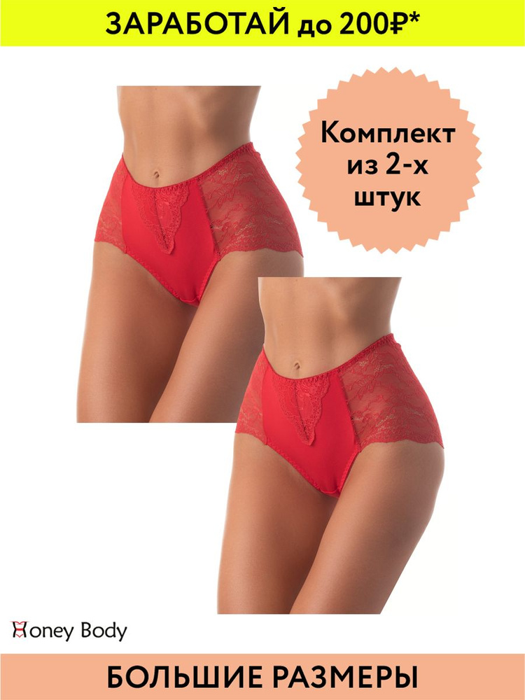 Комплект трусов слипы, макси Honey Body Нижнее белье, 2 шт #1