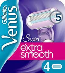 Gillette Cменные кассеты для бритья Venus Swirl, 4шт #1
