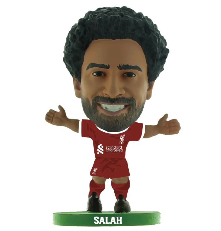 Фигурка SoccerStarz футболиста ФК Ливерпуль / Liverpool - Mohamed Salah / Мохамед Салах - Home V-2024, #1