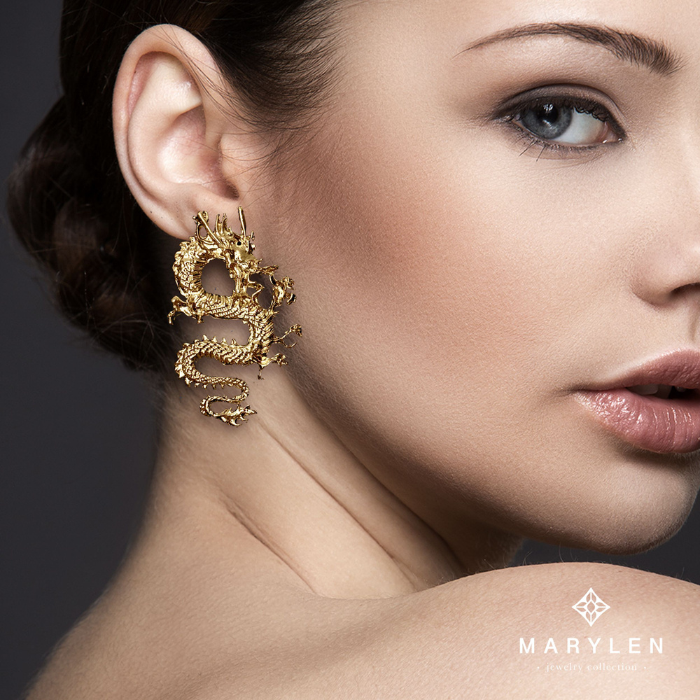 MARYLEN Серьги крупные #1
