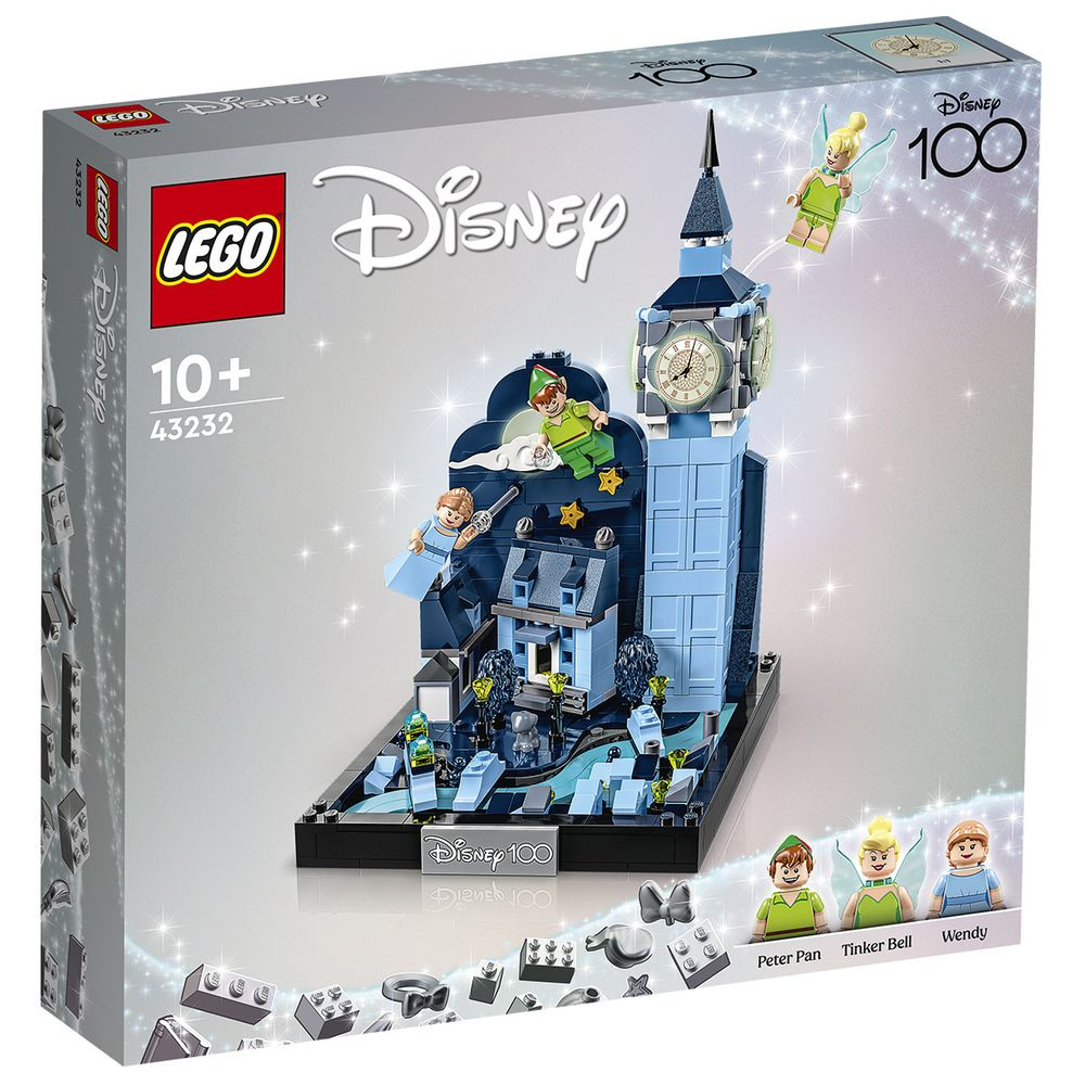 Конструктор LEGO Disney 43232 Полет Питера Пэна и Венди над Лондоном -  купить с доставкой по выгодным ценам в интернет-магазине OZON (1421646311)