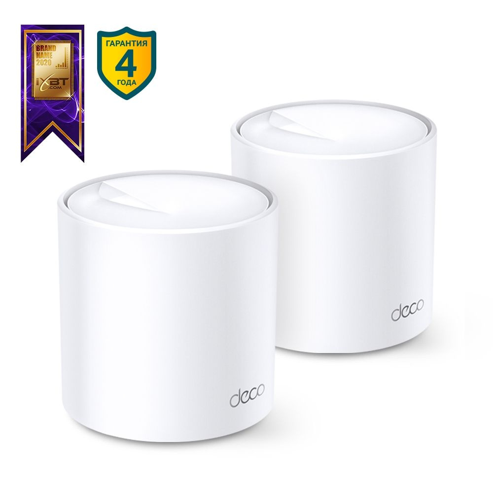 Wi-Fi MESH-система TP-Link Deco X60_2 модуля, белый, 2.4 ГГц, 5 ГГц купить  по низкой цене с доставкой в интернет-магазине OZON (1068894965)