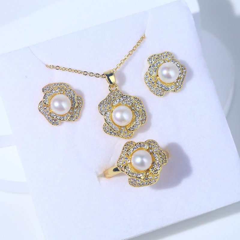 Бижутерия женская/ комплект украшений ожерелье и серьги/ Колье на шею и ...