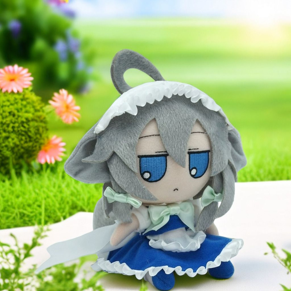 Аниме Мягкие Игрушки TouHou Project Fumo Inu Sakuya Игрушка Антистресс 20 CM  #1