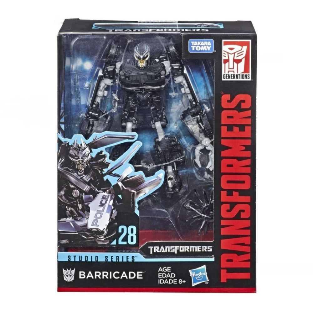 Трансформеры игрушки Hasbro Transformers Studio Series Deluxe Class SS28 Barricade 11.5cm E3700  #1