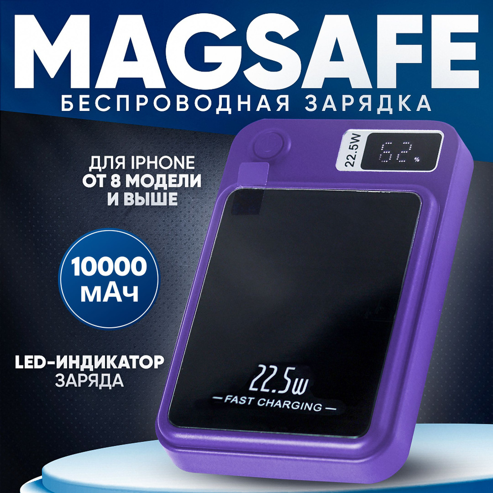 Внешний аккумулятор (Power Bank) MagSafe PowerBankk - купить по выгодным  ценам в интернет-магазине OZON (1309772209)