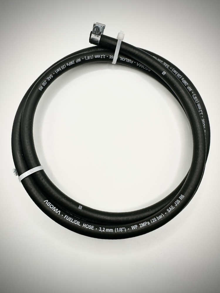 Шланг ТОПЛИВНЫЙ 3.2мм бензо-масло стойкий/обратка форсунок дизель AGOMA ...