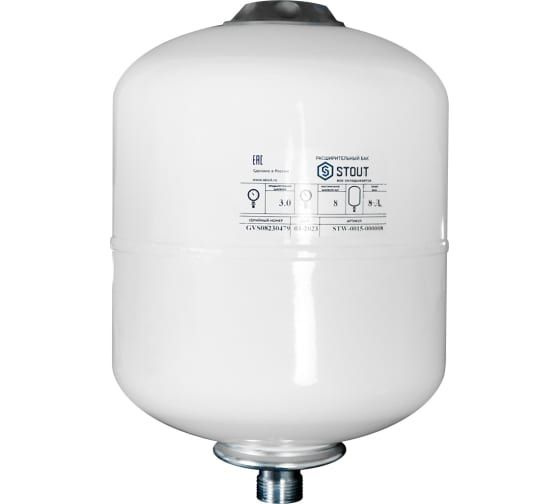 STOUT Расширительный бак, для ГВС 18 л. вертикальный (цвет белый ...