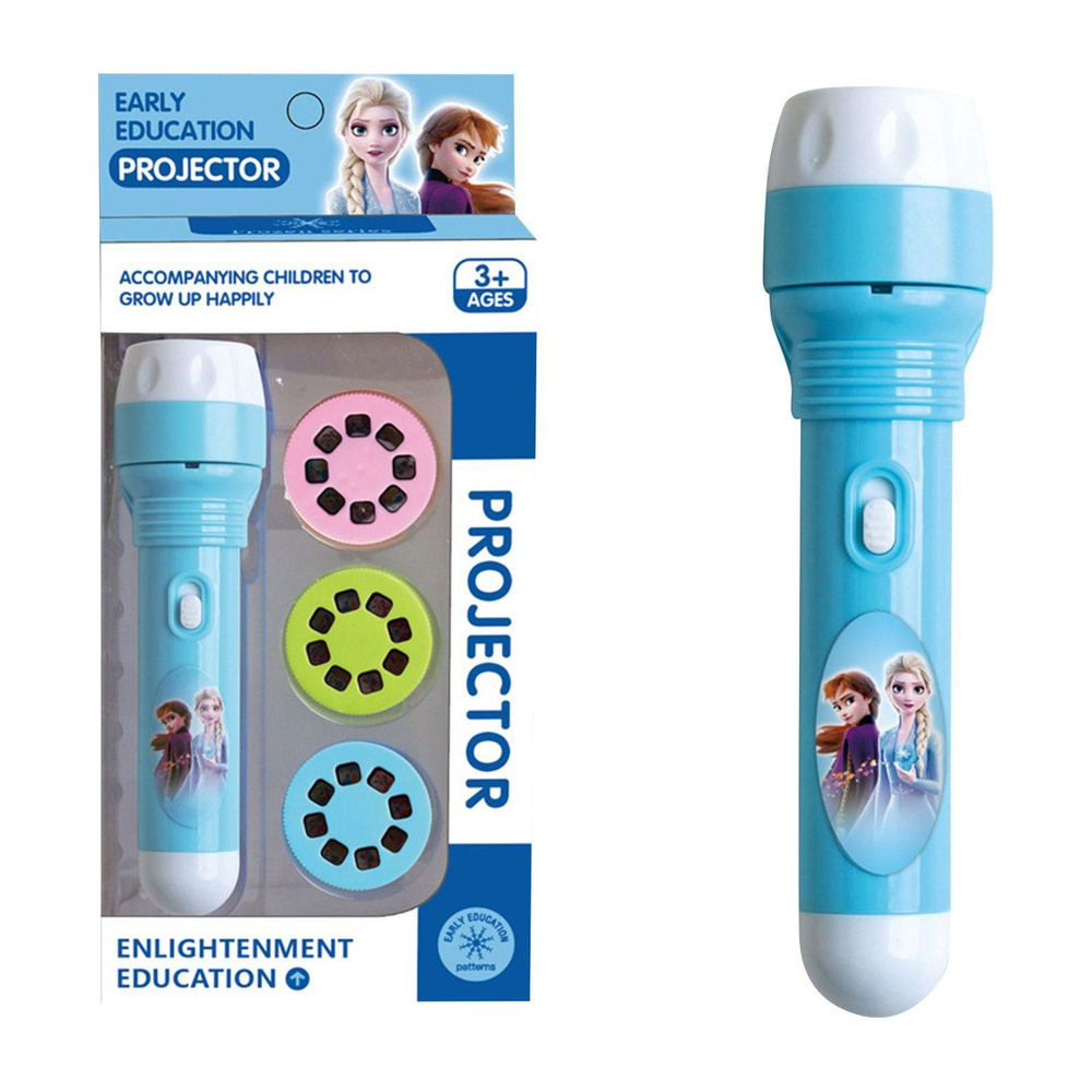 Детский проекционный фонарик лед и снег - купить с доставкой по ...
