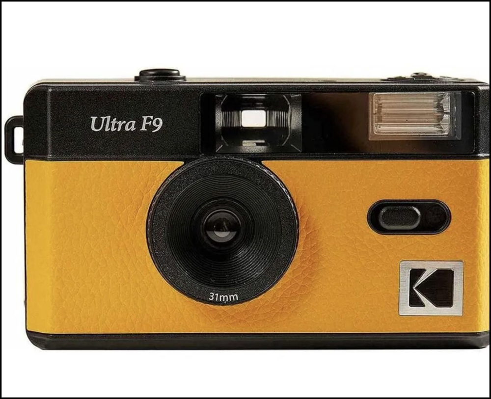 Kodak f9 примеры фото Плёночный фотоаппарат Kodak Ultra F9 Film Camera Yellow купить в интернет-мага