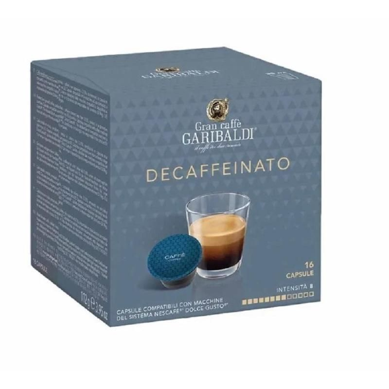 Кофе в капсулах для кофемашин Garibaldi Decaffeinato (16 штук в упаковке)  #1