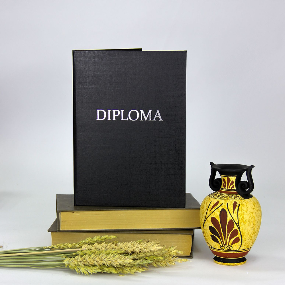 Обложка на диплом об образовании Diploma черная купить на OZON по ...