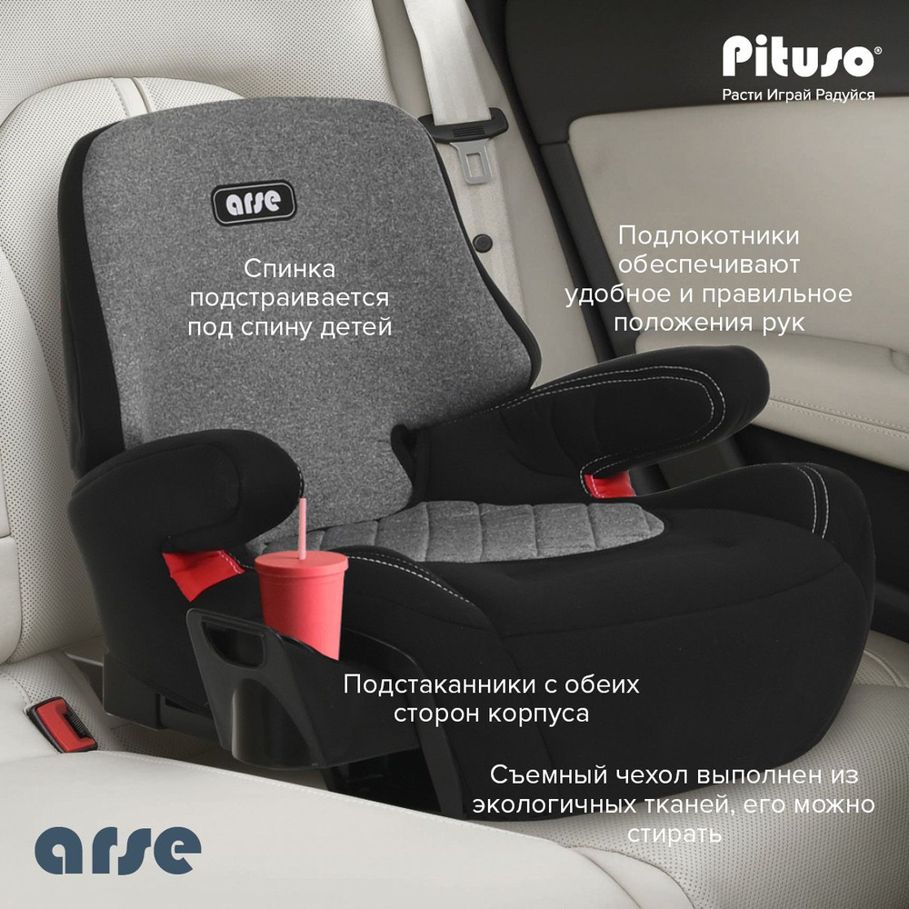 Автокресло бустер с Isofix Arse 15-36 кг - купить с доставкой по выгодным  ценам в интернет-магазине OZON (1415862905)