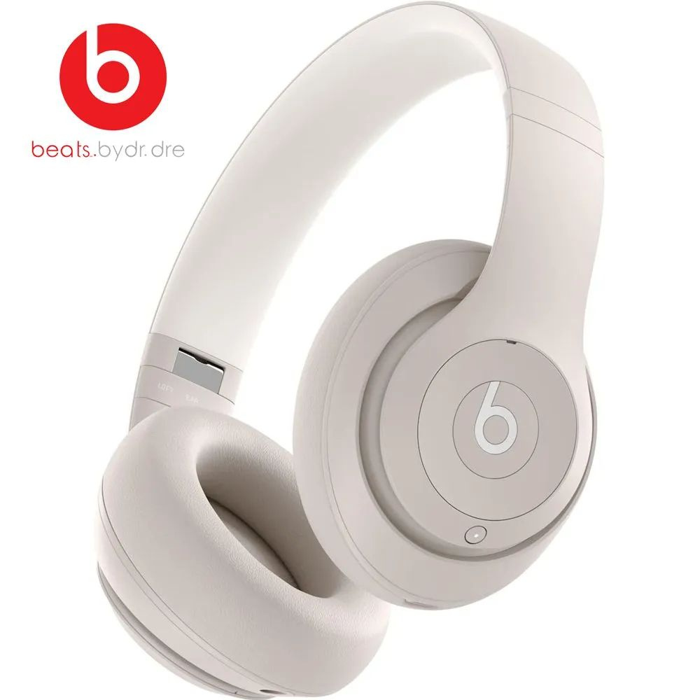 Beats Наушники беспроводные с микрофоном Beats Studio3, Bluetooth, USB Type-C, белый  #1