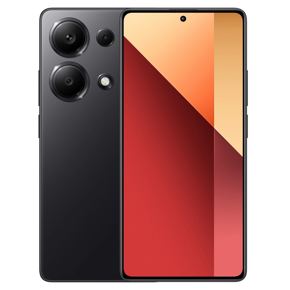 Смартфон Xiaomi Redmi Note 13 Pro, 256 GB, Midnight Black (23117RA68G) -  купить по выгодной цене в интернет-магазине OZON (1398521141)