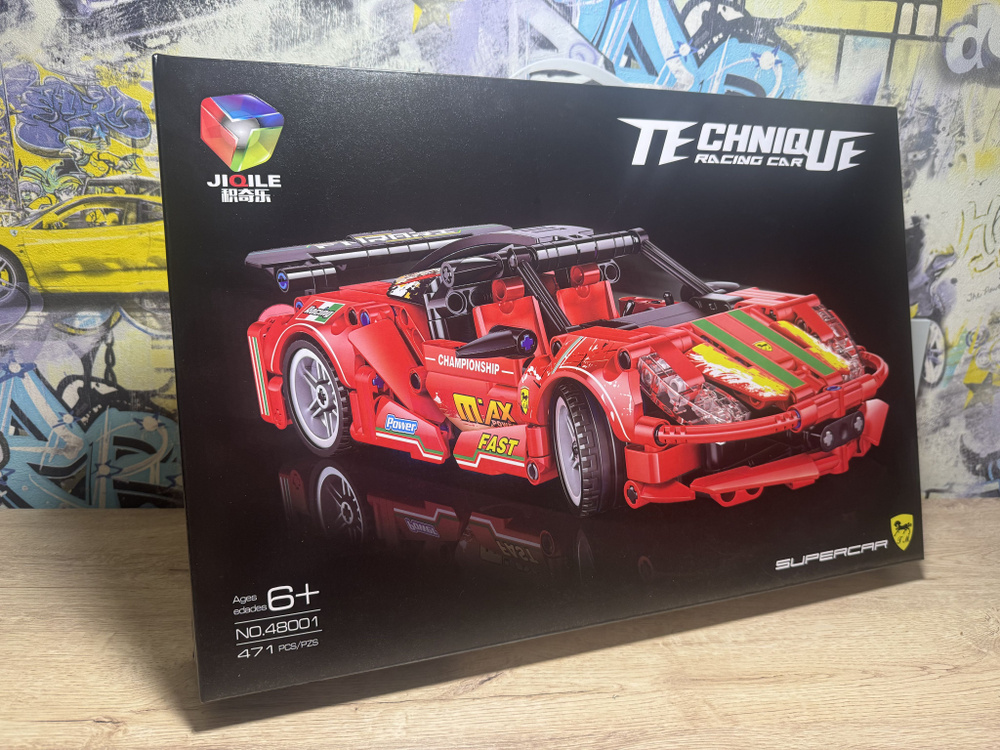 Конструктор Техник Technique Racing Car набор "Ferrari" 471 деталь ...