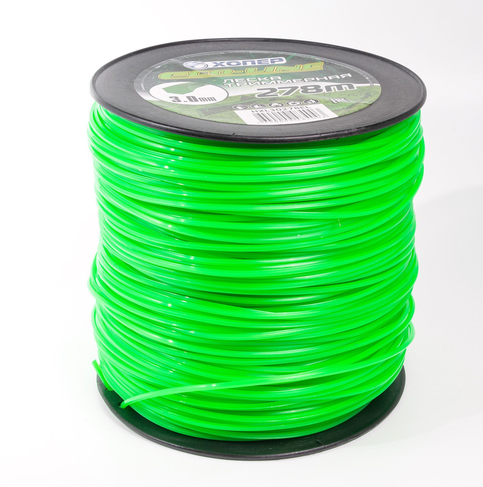 Леска для триммера Леска для триммера сечение шестигранник 3 мм 278м ...