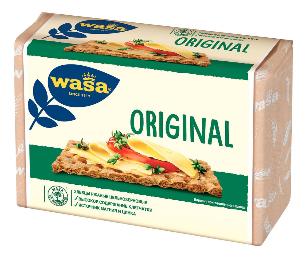 Хлебцы ржаные Wasa Original 275 г #1