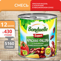 Красная фасоль Bonduelle с кукурузой в мексиканском соусе, 430г