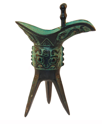 древняя китайская бронзовая ритуальная посуда