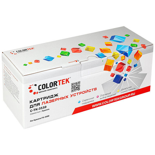 Картридж лазерный Colortek CT-TK-3110 для принтеров Kyocera #1