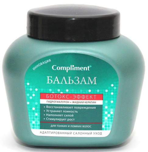 Compliment Бальзам для тонких и ломких волос NEW "Ботокс-эффект" 500 мл ...