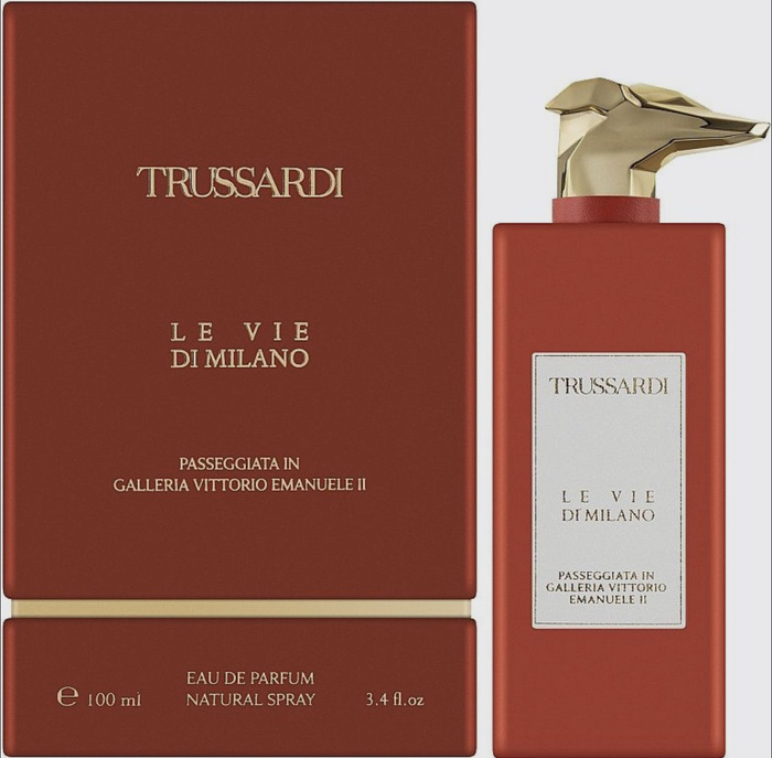 Trussardi passeggiata in galleria. Trussardi духи le vie di Milano. Труссарди бордовые духи.