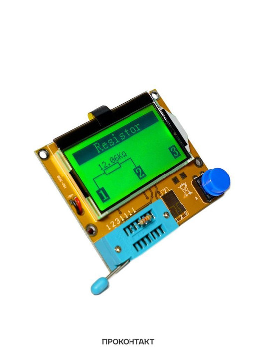 ◁ Тестер ESR+LCR METER, LCR-T4 Русская прошивка ver1.15RU RLC, ESR-метр, тестер 