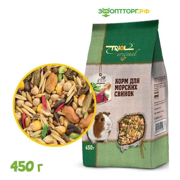 Triol Original корм для морских свинок - купить с доставкой по выгодным ...