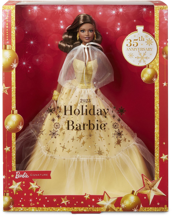 Кукла Барби Новый год Barbie Holiday Doll 2023, HJX09 купить с