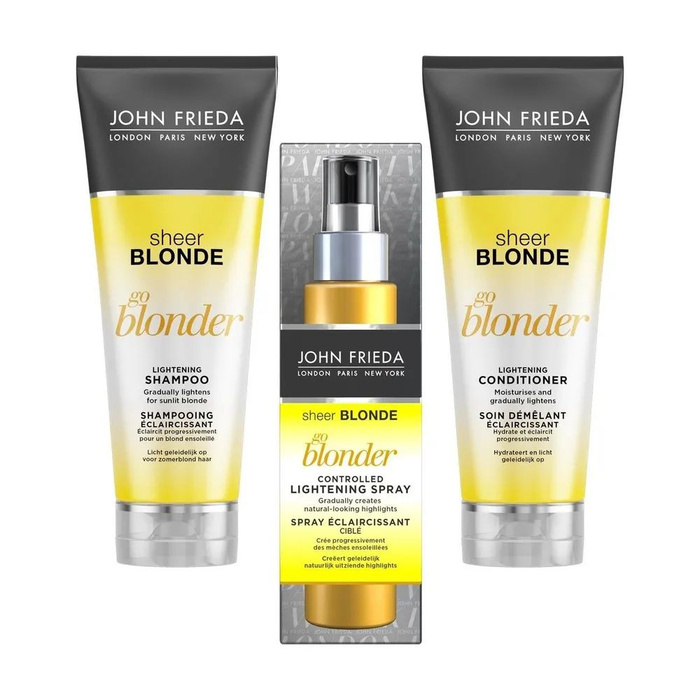 John Frieda осветляющий спрей. Осветляющий спрей Sheer blonde go blonder John Frieda.