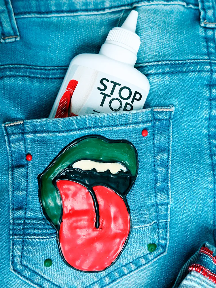 Латексное молочко STOP-TOP для создания противоскользящего эффекта 3D (натуральный), вариант, фото 4
