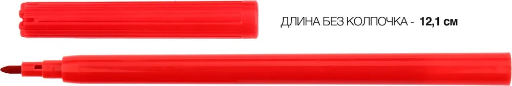 Фломастеры стираемые 12 цв Creativiki, водные, вариант, фото 4