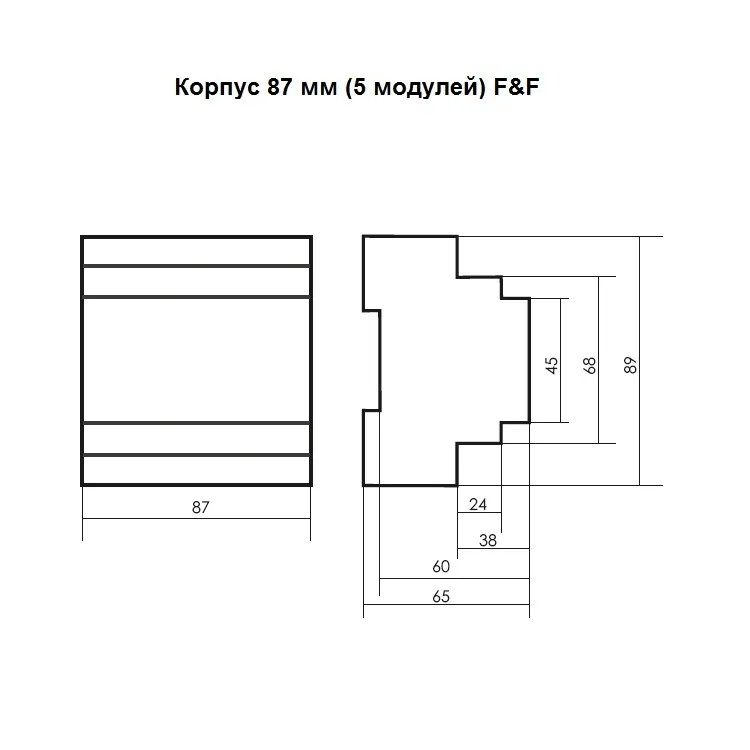 Реле контроля уровня жидкости PZ-832, четырехуровневое, без зондов, F&F, вариант, фото 4