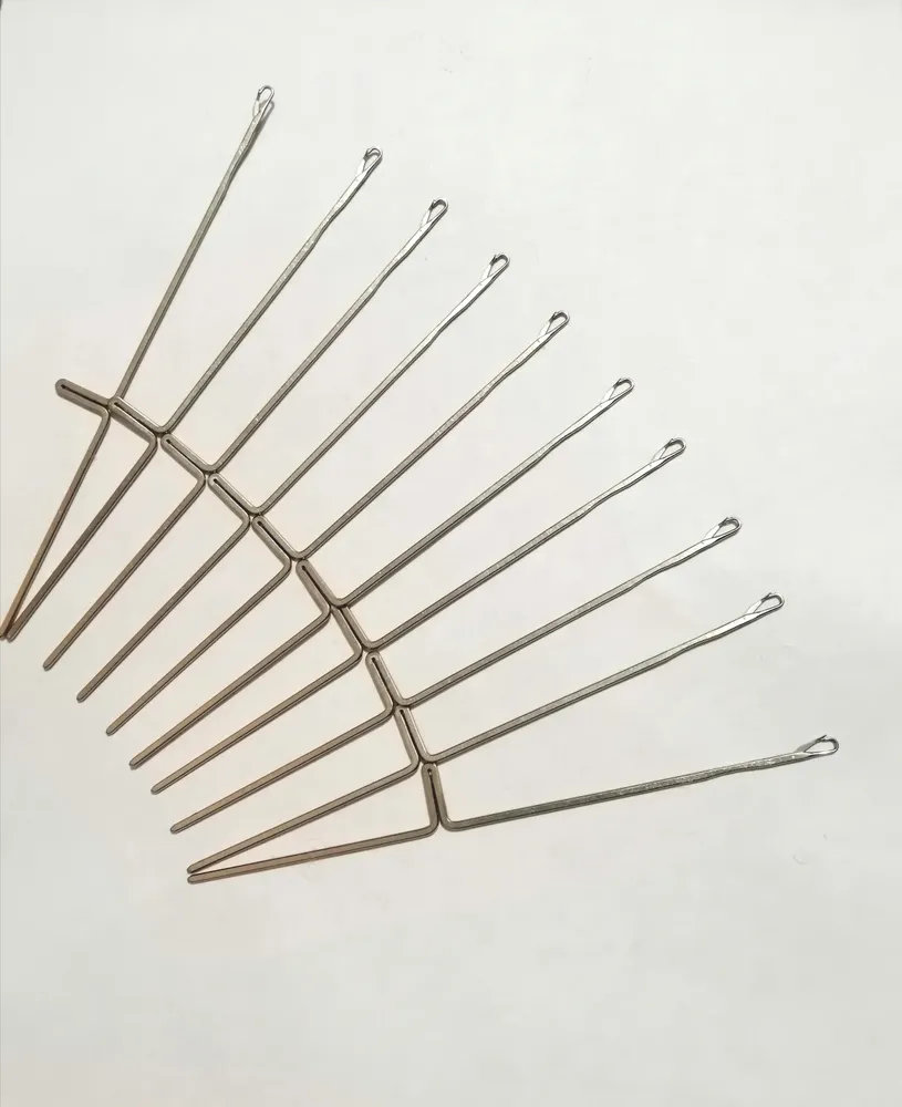 Иглы для вязальной машины Silver Reed SK 270, SK272 7 класс 10 штук, серебристый, фото 4